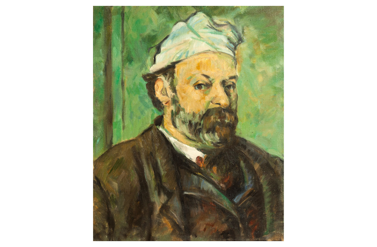 Copie Cezanne, Autoportrait