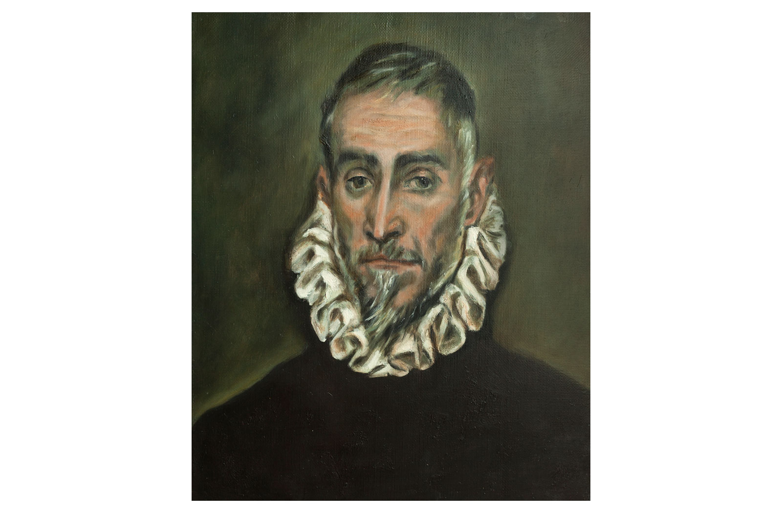 Copie El Greco, Portrait Jeune Noble